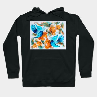 Sing Together Watercolor Painting Hoodie